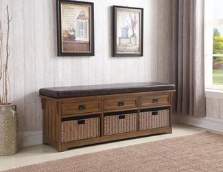 Wood Storage Chest with Drawers! Brand New! Lowest Prices!