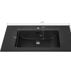 31.5" streamline Vanity Top 