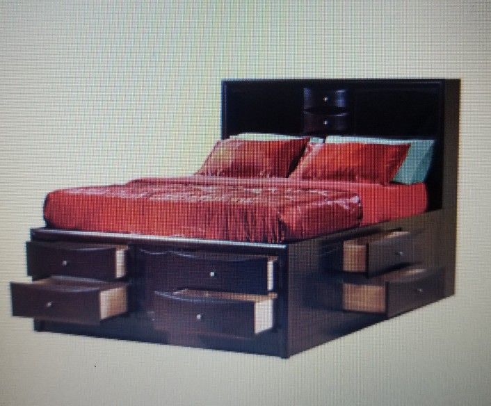 Coaster Phoenix Captain's Queen Bed