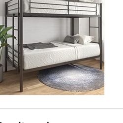 Metal Twin Bunk Bed
