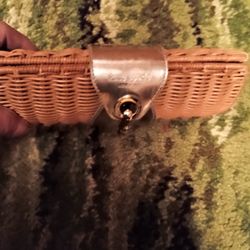 Kate Spade wicker small pocketbook