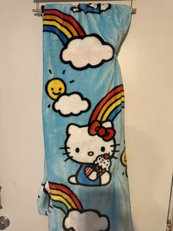 Hello Kitty Rainbow Blanket
