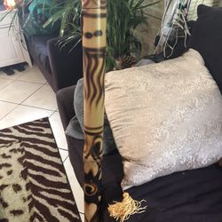 Digerido African Bamboo Musical Instrument With Carrying Bag.