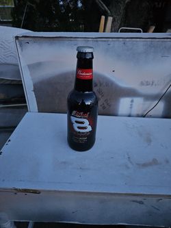 Dale Earnhardt Extra Large Budweiser Beer Bottle