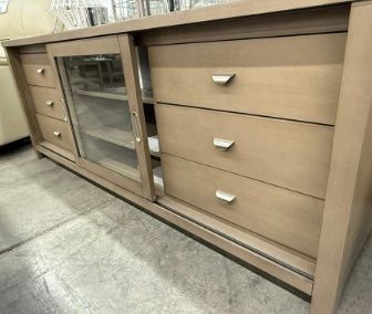 Wood Belmont Media Console stand