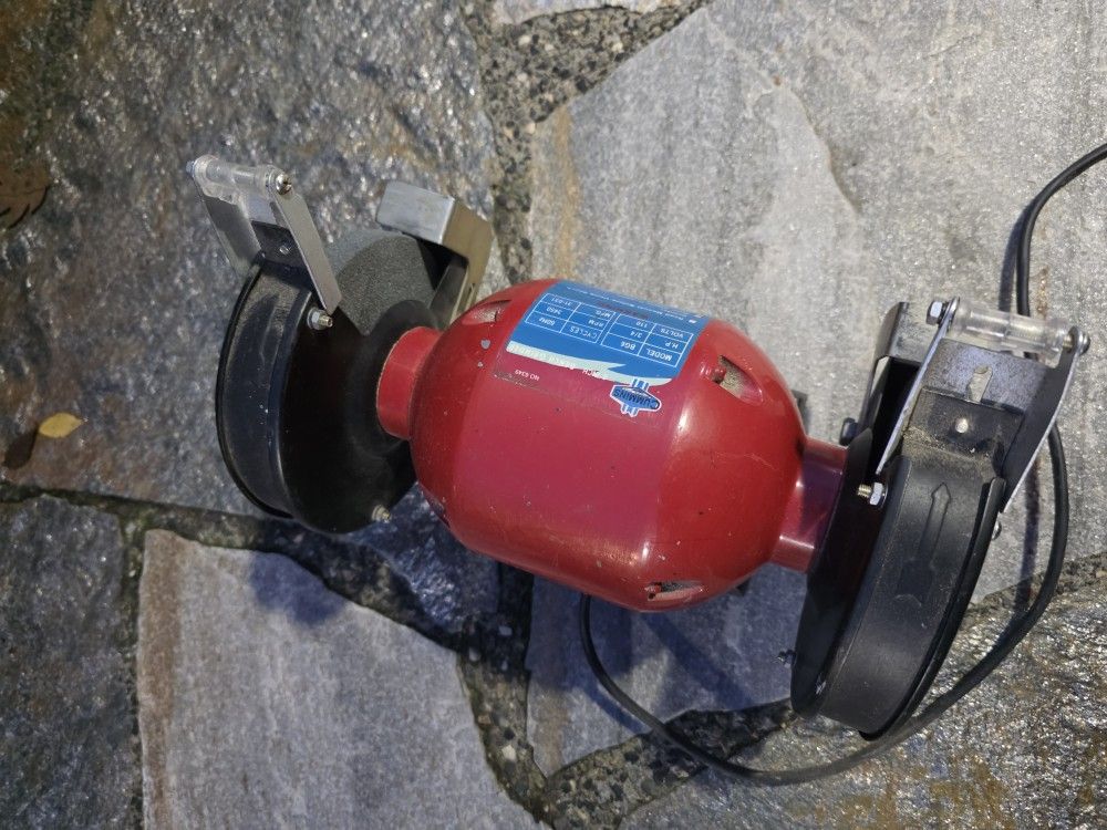 Bench Grinder And Vise