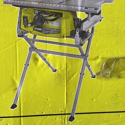 Ryobi 10” table saw with stand only asking $150 (financing available) 