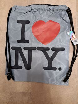 I Love NY draw string bag