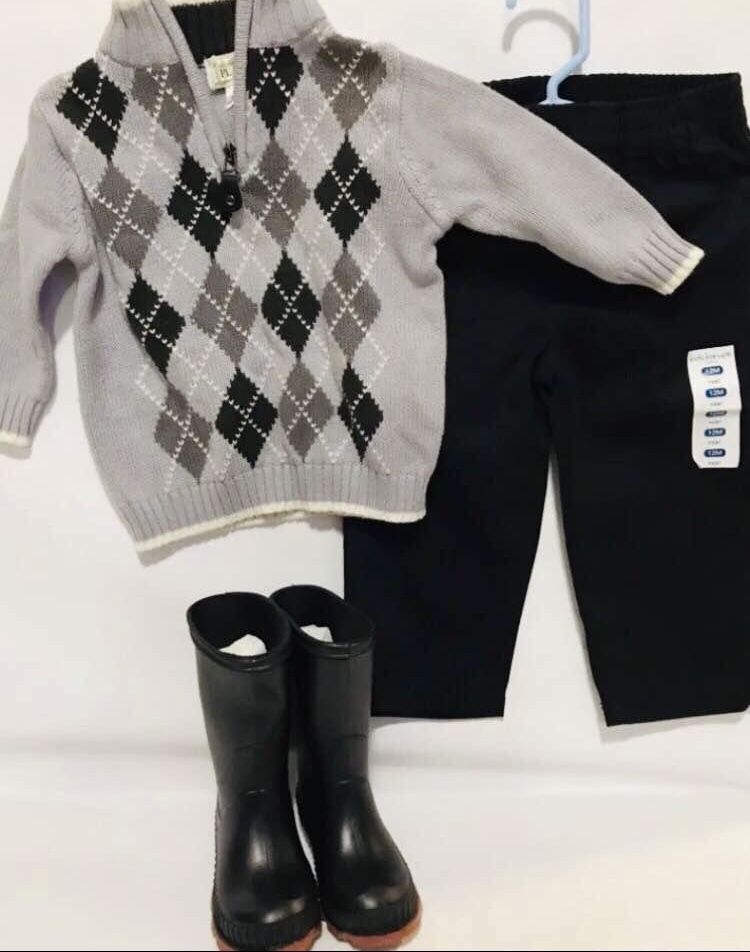 3 Pc Toddler Boys Outfit