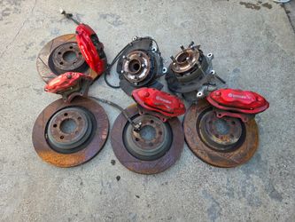 Srt8 dodge charger big brembo brake kit srt 2014 rotor swap