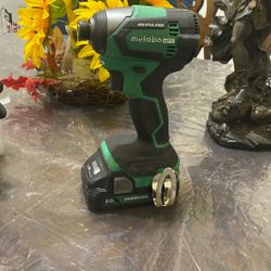 Metabo Impact Driver Good Condition Tool And One Battery 