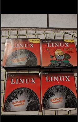 InfoMagic Linux Developer's Resource 4 CD rom set + 5 CD set vintage OOP CD SET RARE