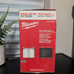 Milwaukee M18/M12 HEPA Wet/Dry Vacuum Filter 