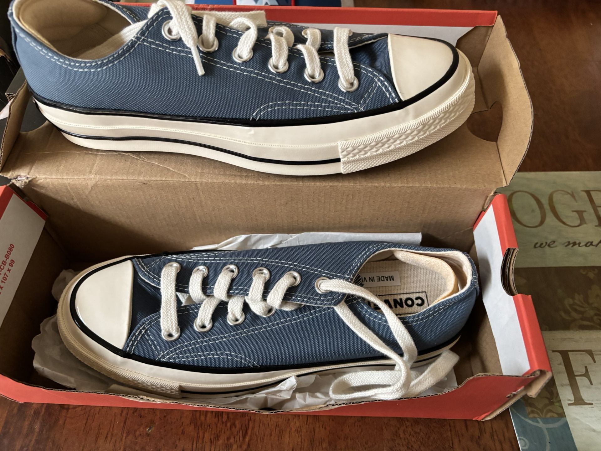 New Converse Deep Waters/egret/black Unisex