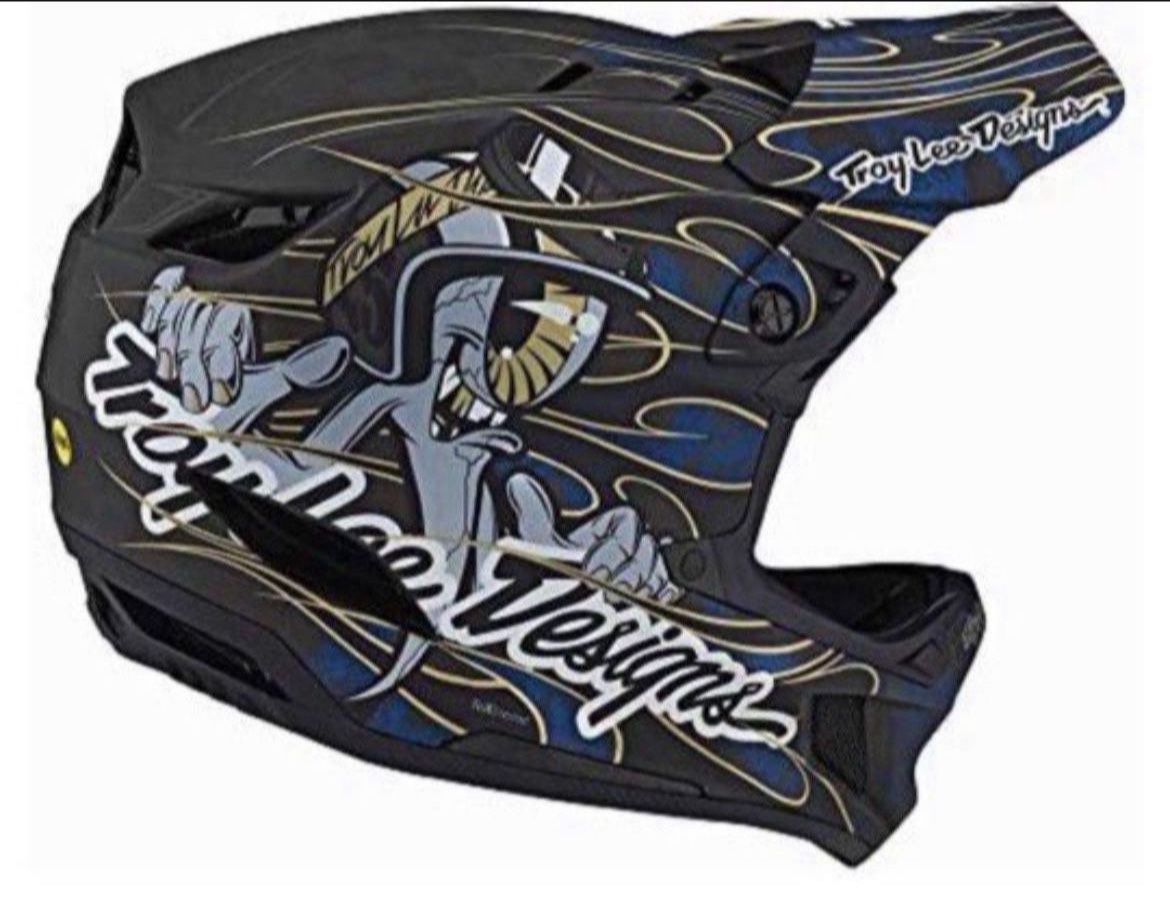 Troy Lee Designs Adult Limited Edition! BMX Downhill Mountain Bike D4 Carbon Helmet