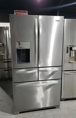 Whirlpool 4-Door Stainless Steel Refrigerator
