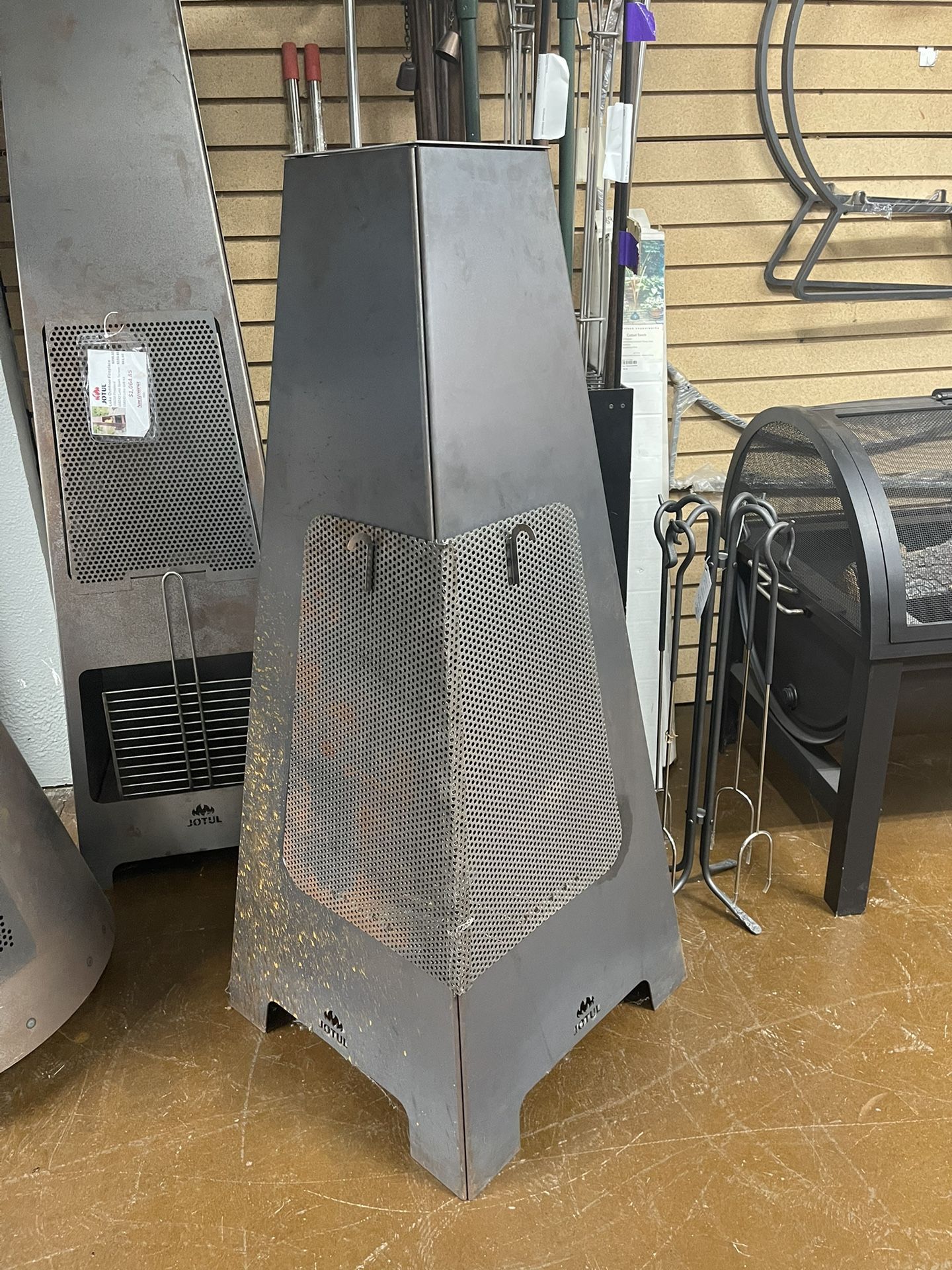 Outdoor Fireplace Unused Oxidizing Finish