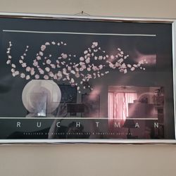 Hand Framed And Matted  Rose Blossom  Print