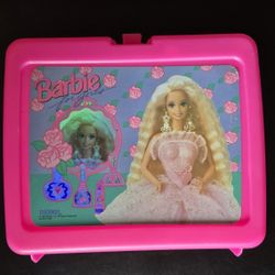 Vintage Thermos 1993 Mattel Barbie Lunch Box