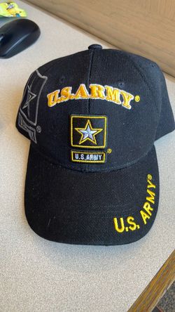 U.S. Army Black Embroidered Baseball Cap
