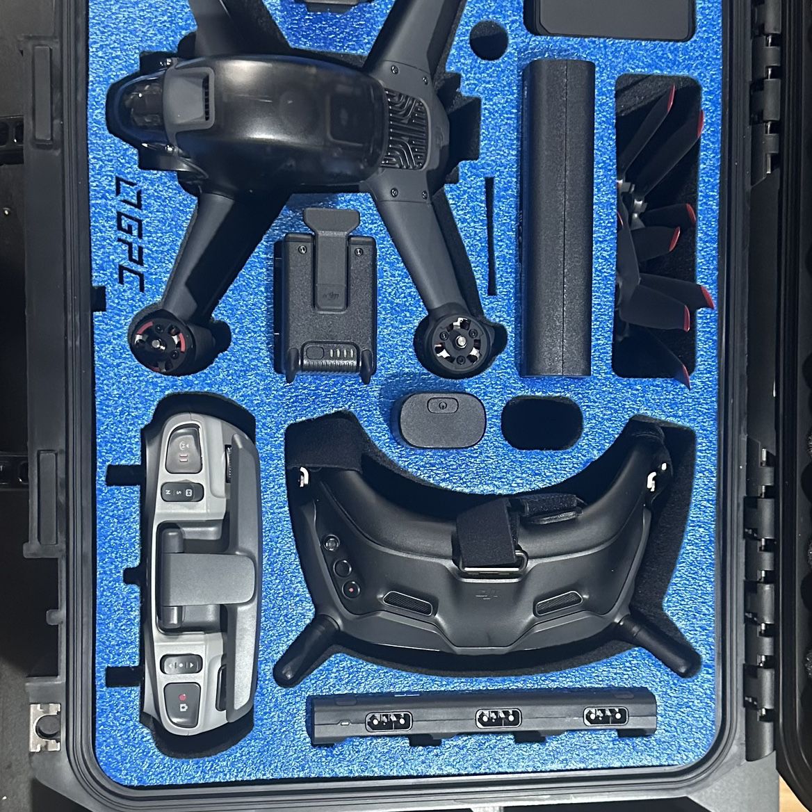 DJI FPV Drone With 5 Batteries And Hard Case