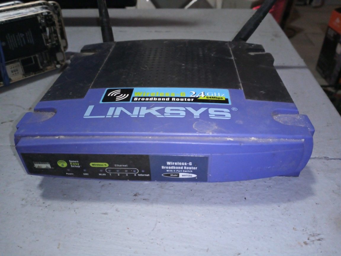 Linksys Wireless-G 2.4 GHZ Broadband Router