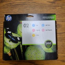 HP Printer Ink 02 Colors