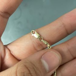 10k Rope Bracelet 