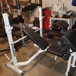 IMPEX Power House 1900 Weight Bench with Preacher Curls