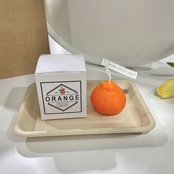 Handmade Soy Orange Candles