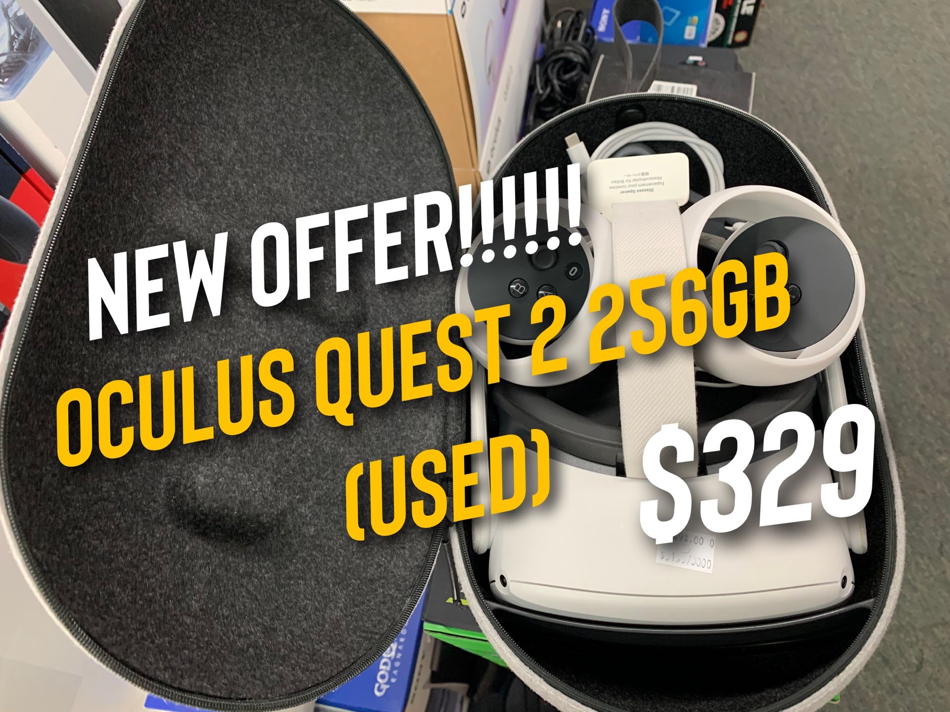 NEW OFFER OCULUS QUEST 2 256GB (USED)🔥🔥🔥