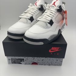 Jordan 4 White Cement - size 12, 11.5, 11. 10.5, 7Y