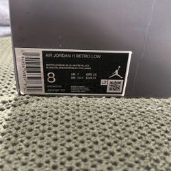 Jordan 11 Columbia Lows Sz. 8