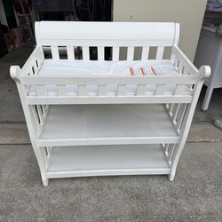 White Changing Table