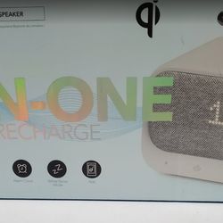 Soundcore Wakey Bluetooth Speaker and wireless charger
