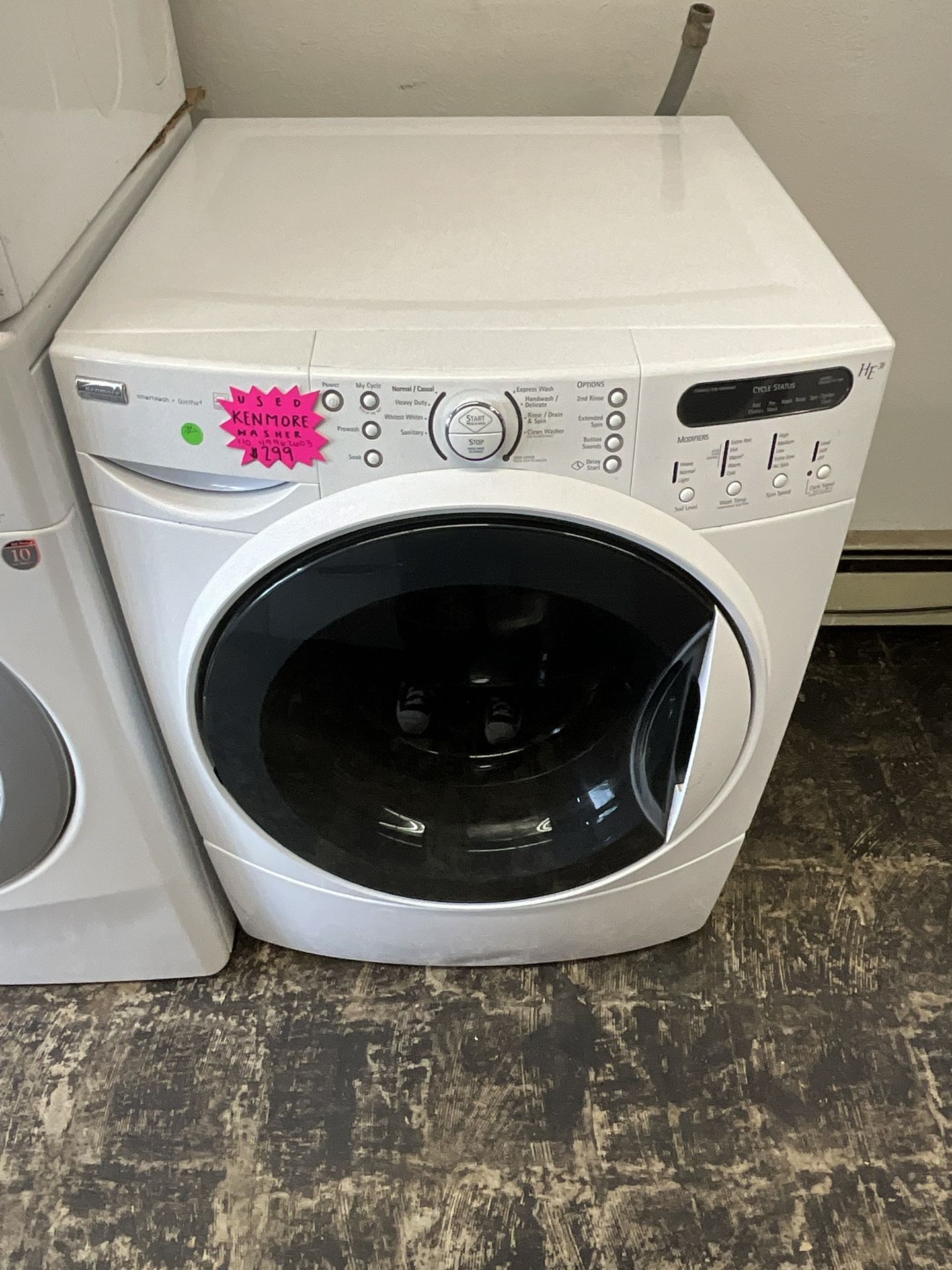 USED KENMORE WASHER