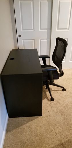 Computer table ( Ikea ) and chair