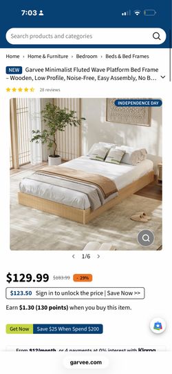 Garvee Twin Bedframe