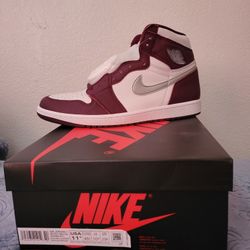 Jordan 1 High Bordeaux- Size 11.5 Mens (DS)
