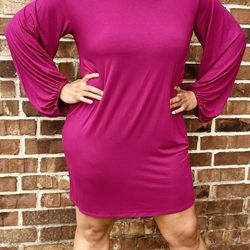 Purple Dress With Pockets