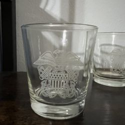 Vintage US Navy Whiskey Glasses 3.5” Tall 4oz