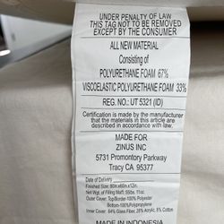 King size mattress 90%new