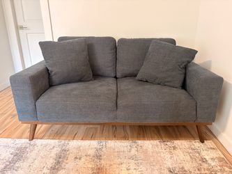 Dark blue couch set