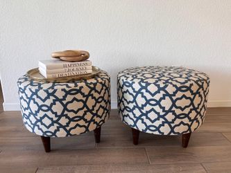 Beautiful Ottomans - Set of 2 - $110 , Single $60