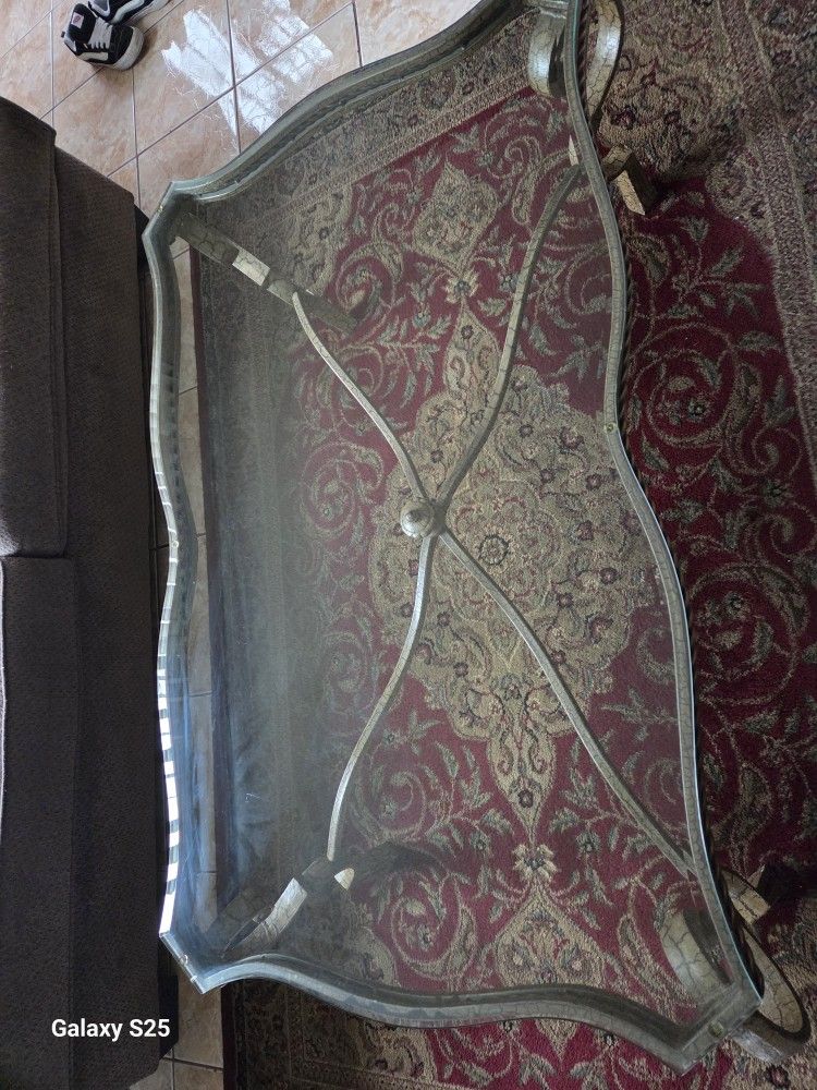 Two End Tables And Coffee Table