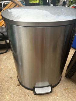 Stainless Steel Step Trash Can