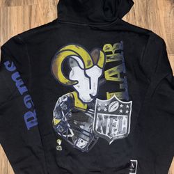 New Men’s Size Medium Los Angeles Rams Hoodie 