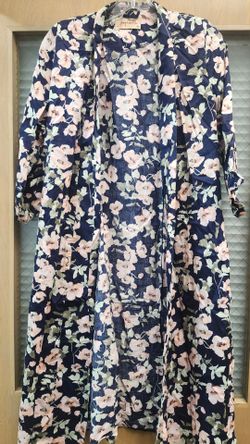 Papinelle Floral Lightweight Robe Size XS