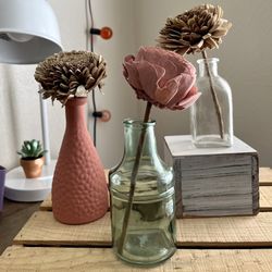 Wooden Flower Decor 