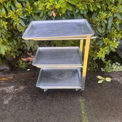 VOLLRATH  STAINLESS STEEL UTILITY CART 